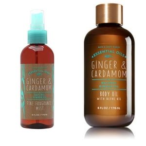 BBW GINGER & CARDAMOM Set w/SANTA TOPPER